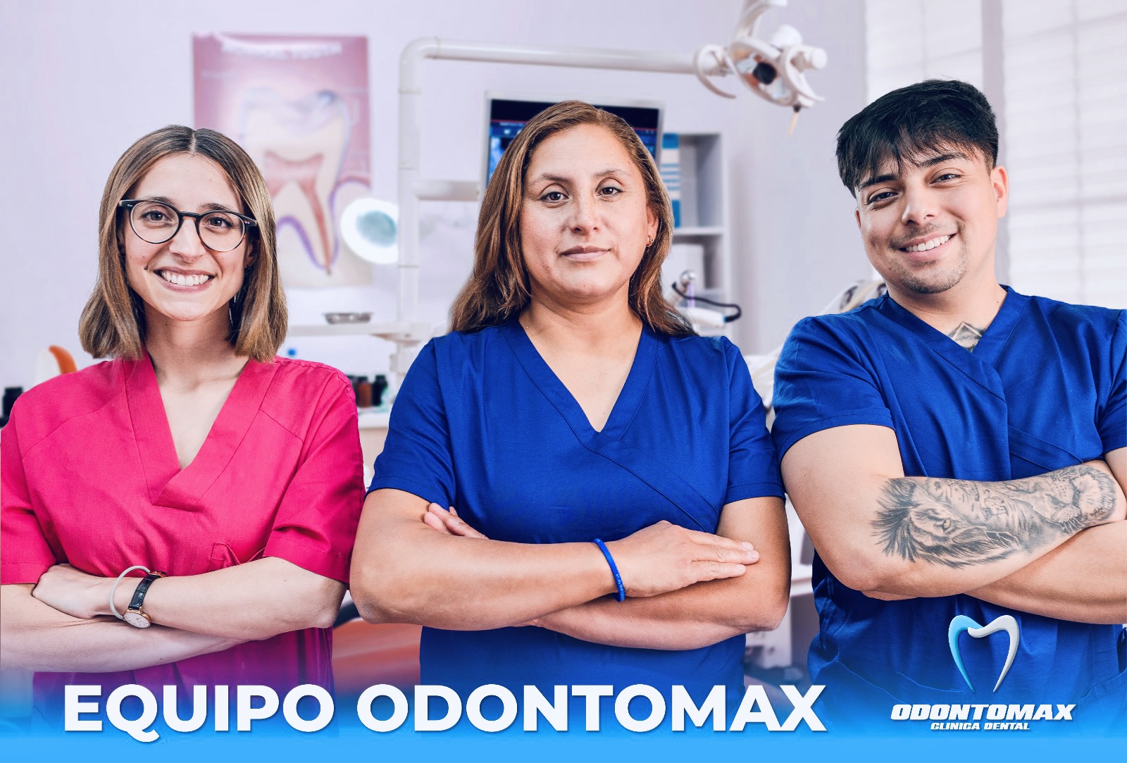 Equipo médico completo de Clínica Dental Lomelí